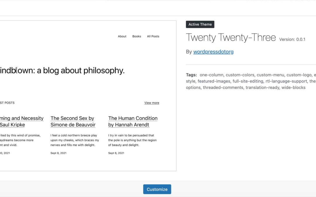 Twenty Twenty-3: A New Default WordPress Theme From the Neighborhood