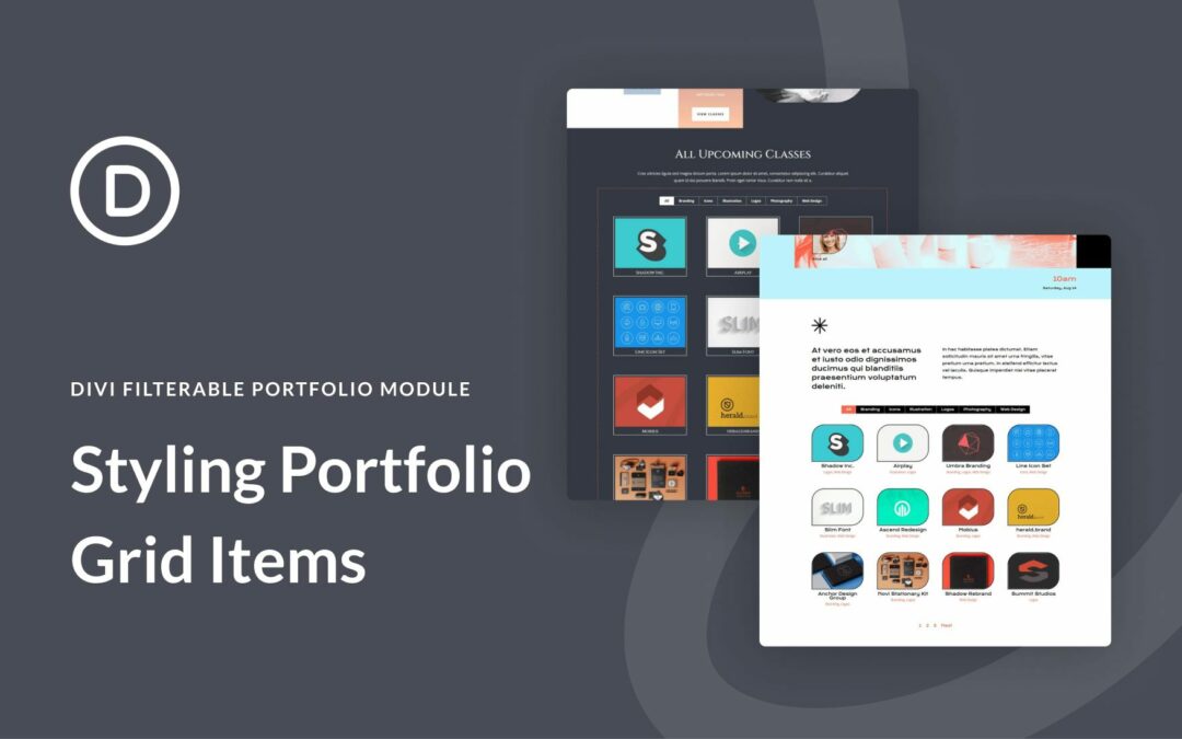 How to Style a Grid Item in Divi’s Filterable Portfolio Module