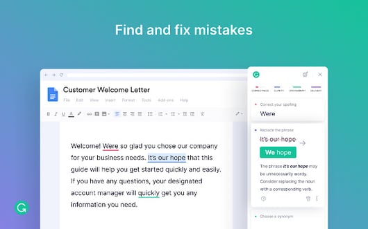 affordable marketing automation: grammarly