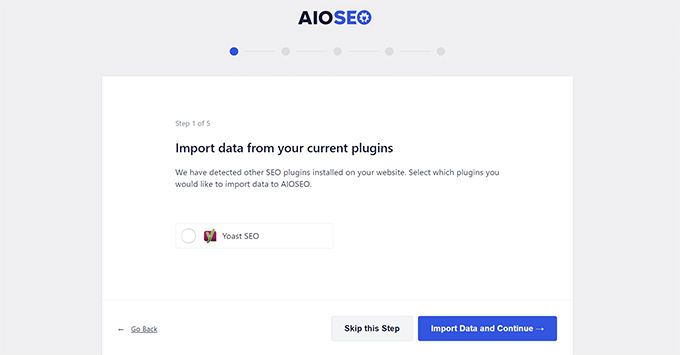 Import SEO data from other plugins
