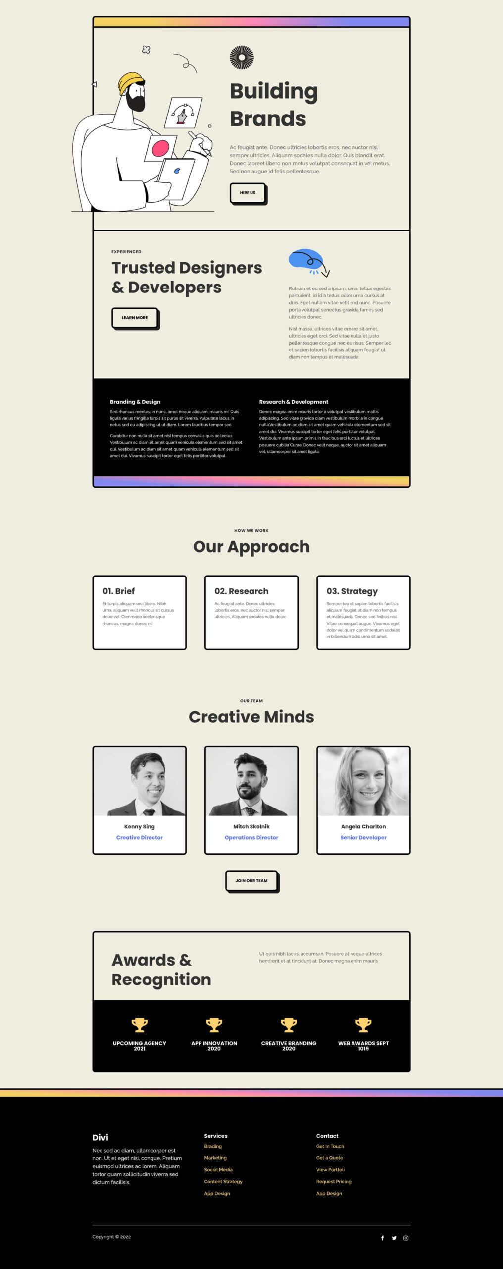 Marketing Agency Layout Pack for Divi