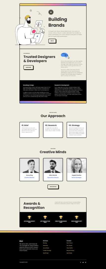 Marketing Agency Layout Pack for Divi
