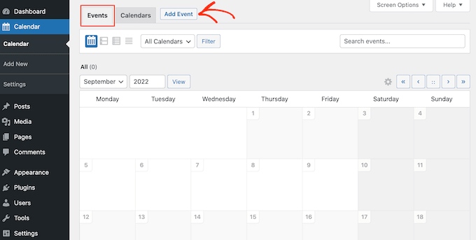 Adding events to your WordPress blog calendar