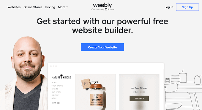 The Weebly content management system