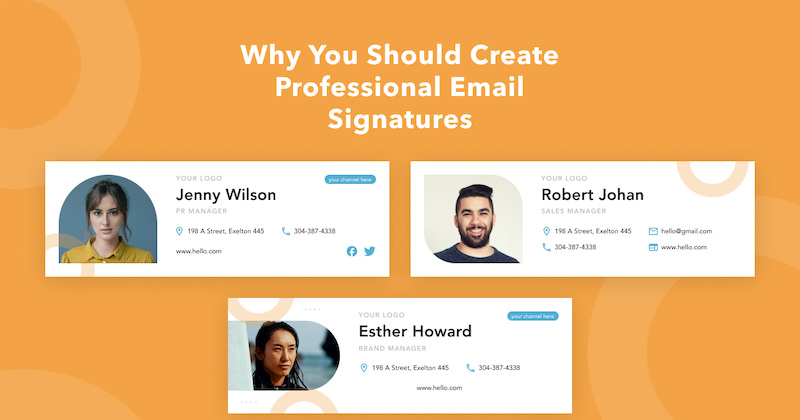featured professional email signatures