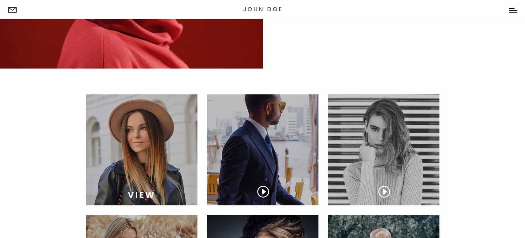 Divi Photography Portfolio Video Gallery Pages