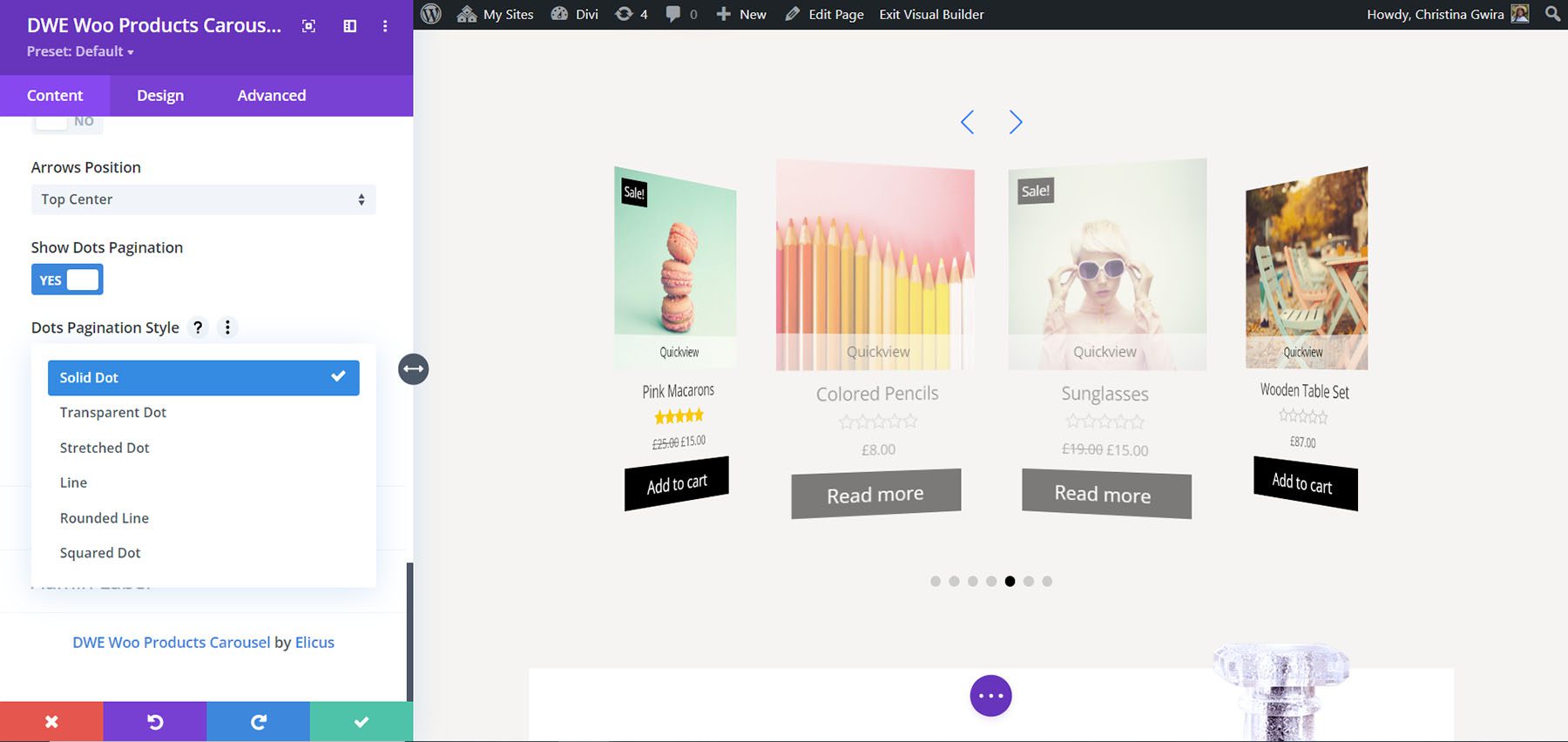 Divi WooCommerce Extended Products