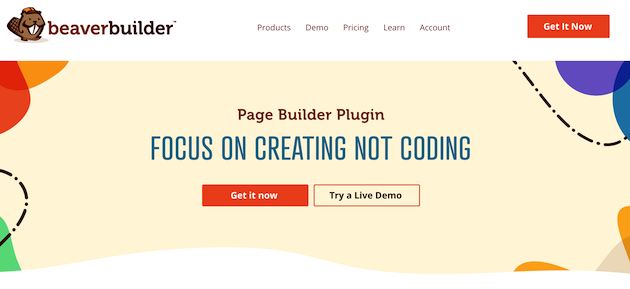 The Beaver Builder Page Builder plugin