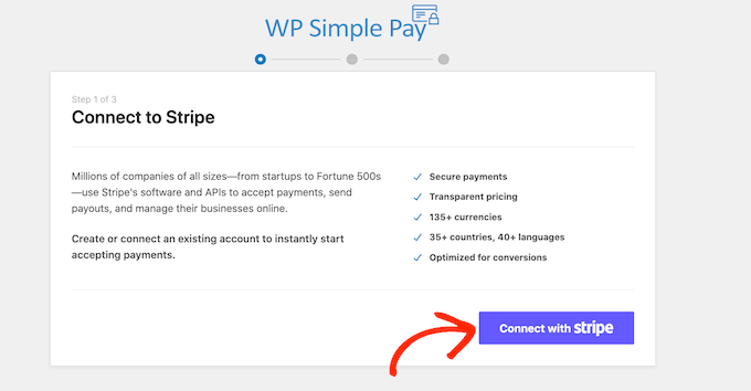 How to connect WP Simple Pay to Stripe