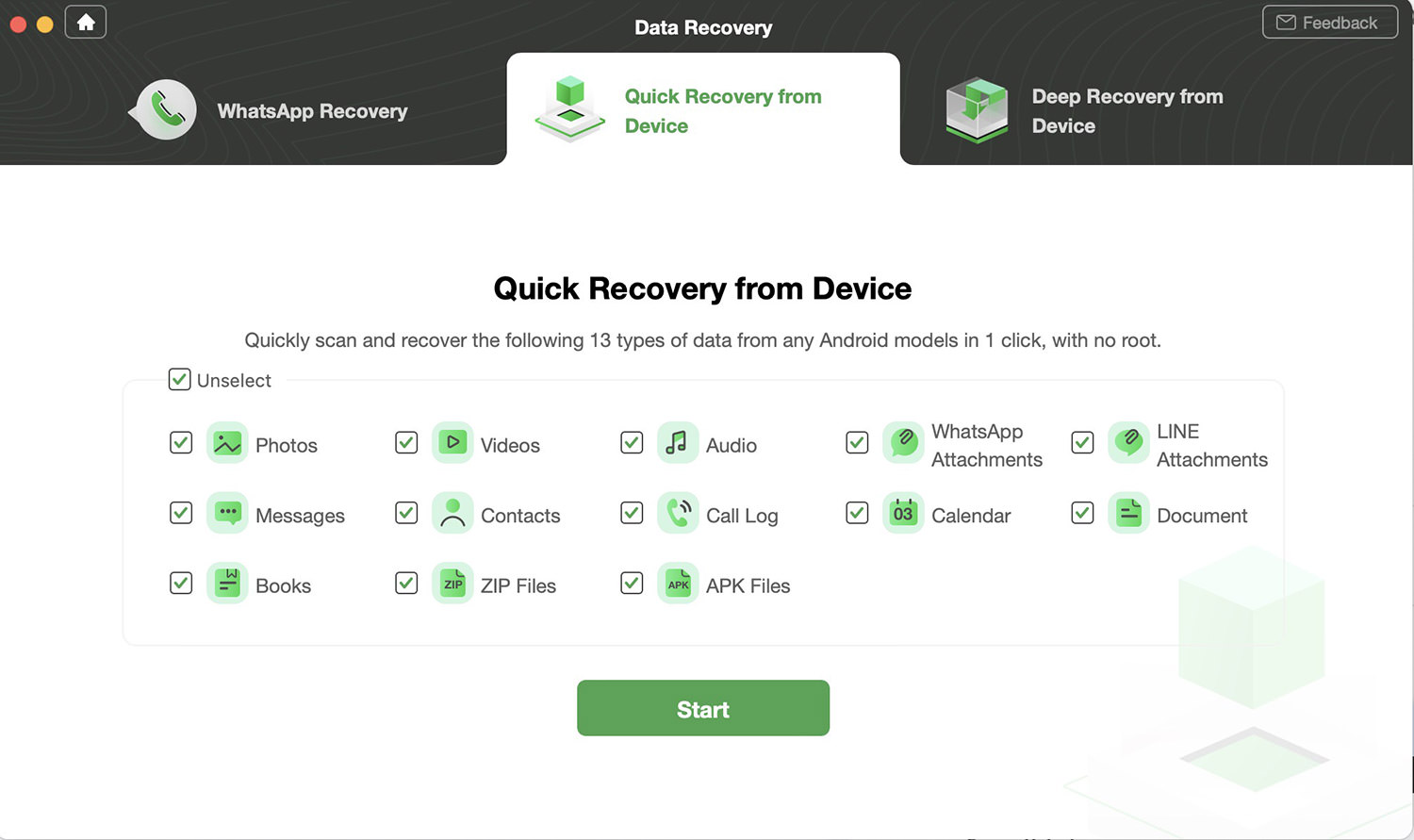 droidkit quick recovery