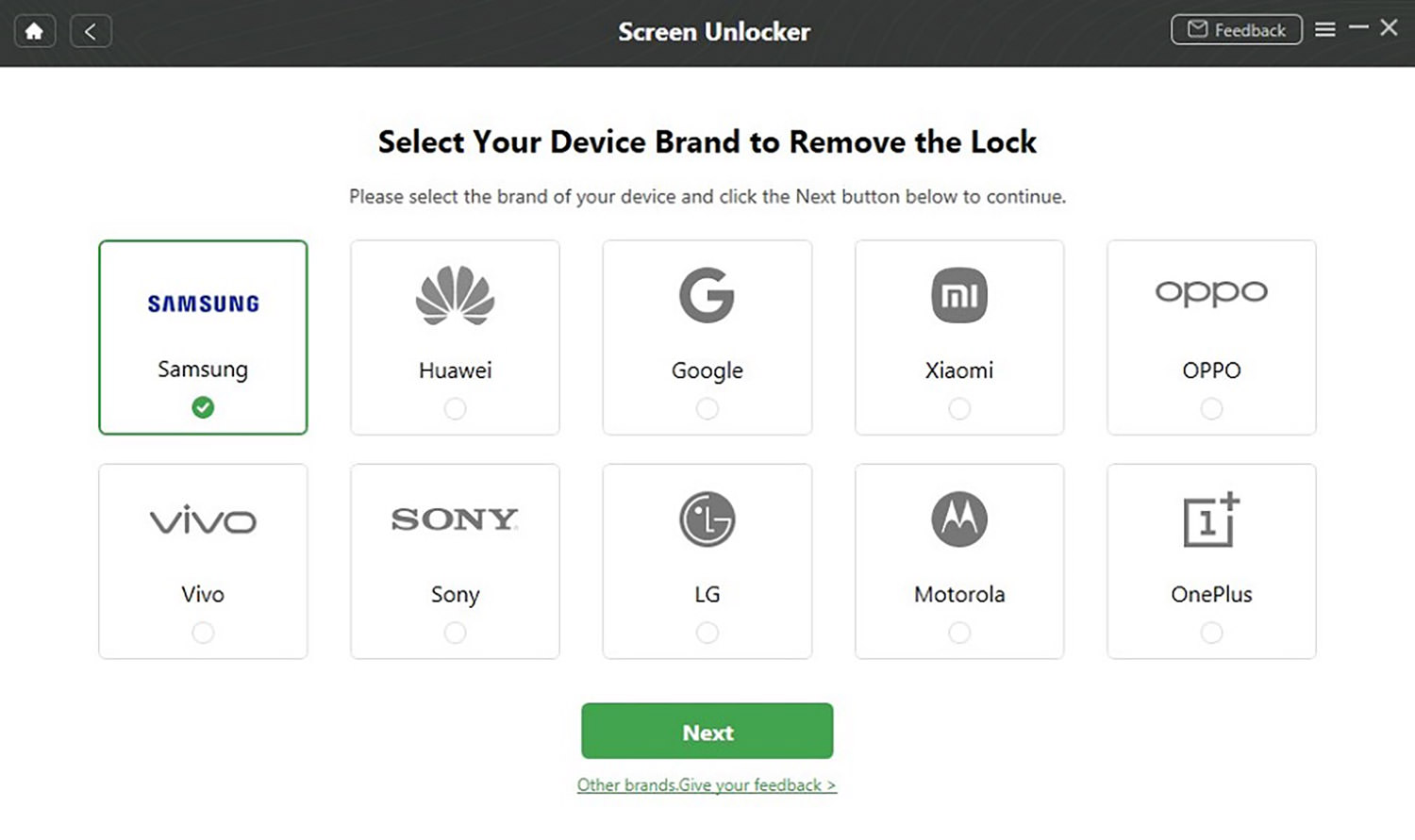 select device