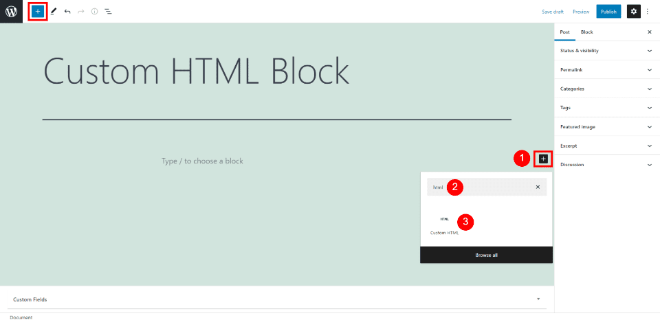 Mailchimp Embeddable Form in WP Block Editor