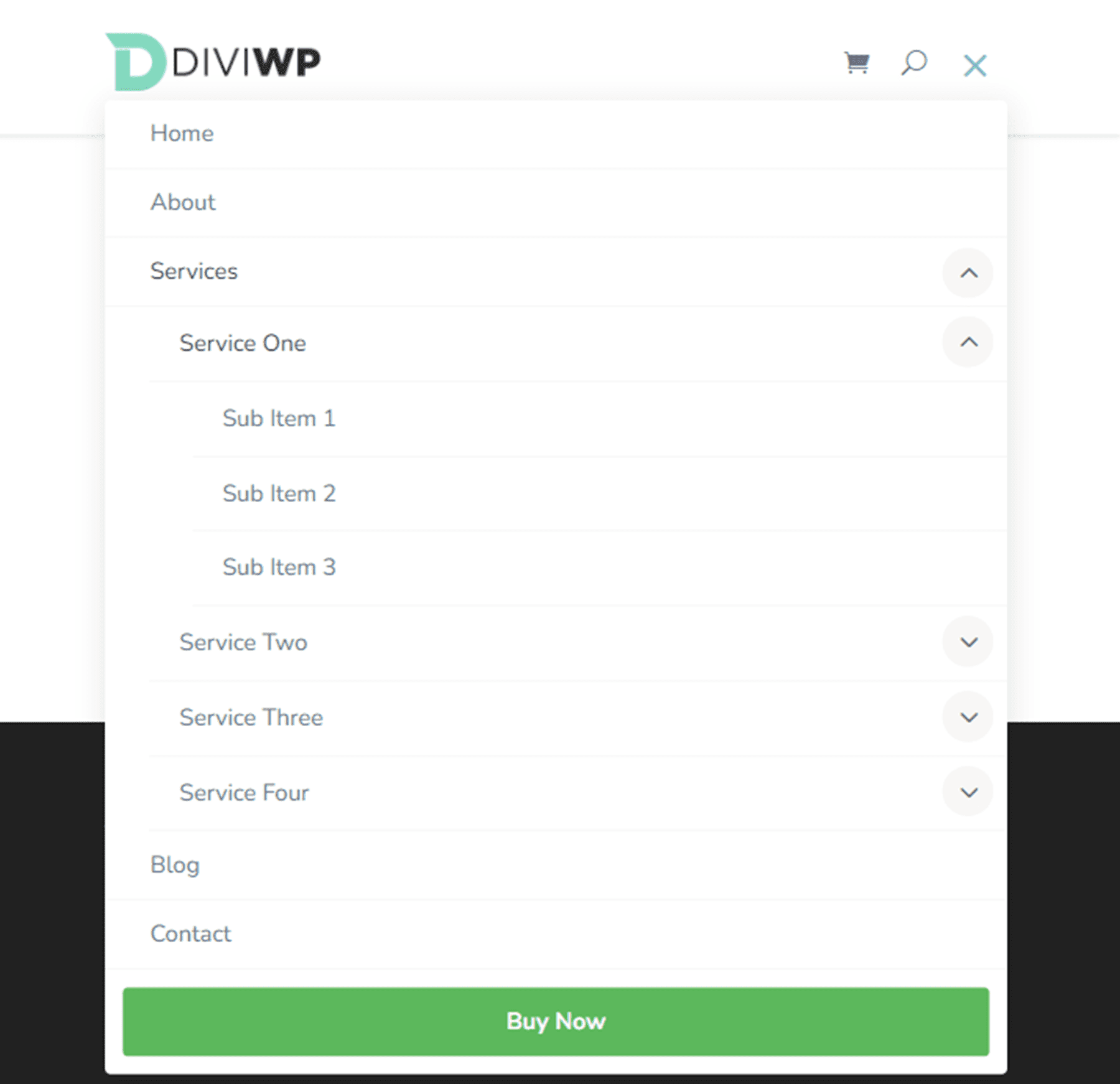 Divi Product Highlight DiviWP Header Sections Pack Layout 4 Tablet