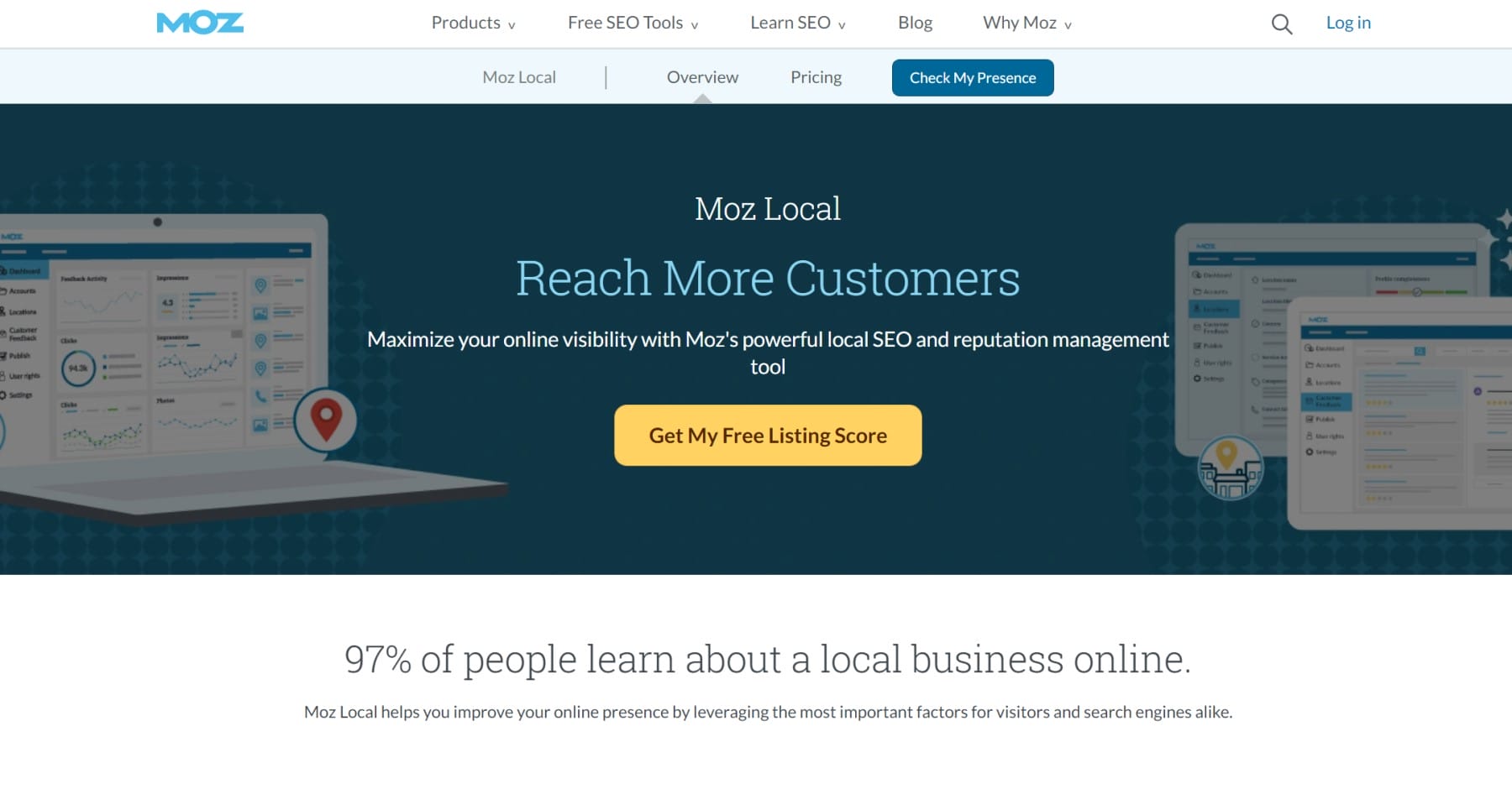 Moz Local for Local Listing Management