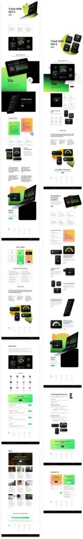 Saas Product layout pack