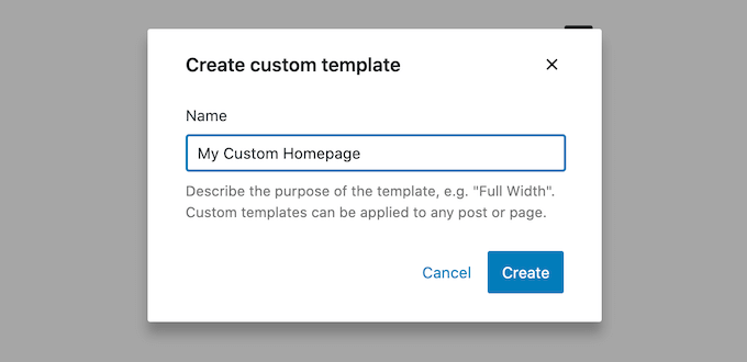 How to create a custom homepage 