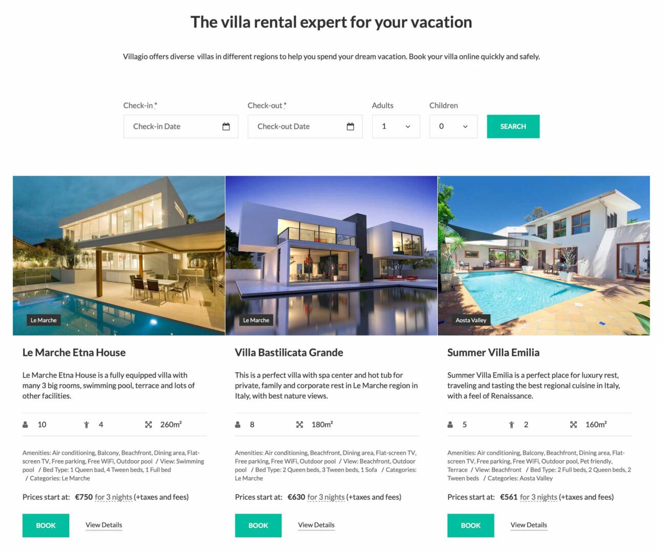 Bookings with Divi Builder