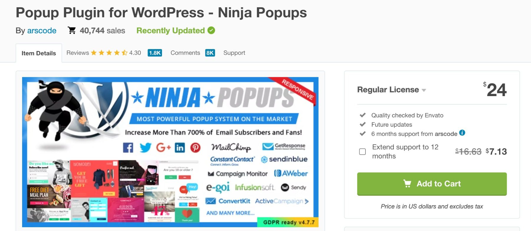 The Ninja Popups plugin.