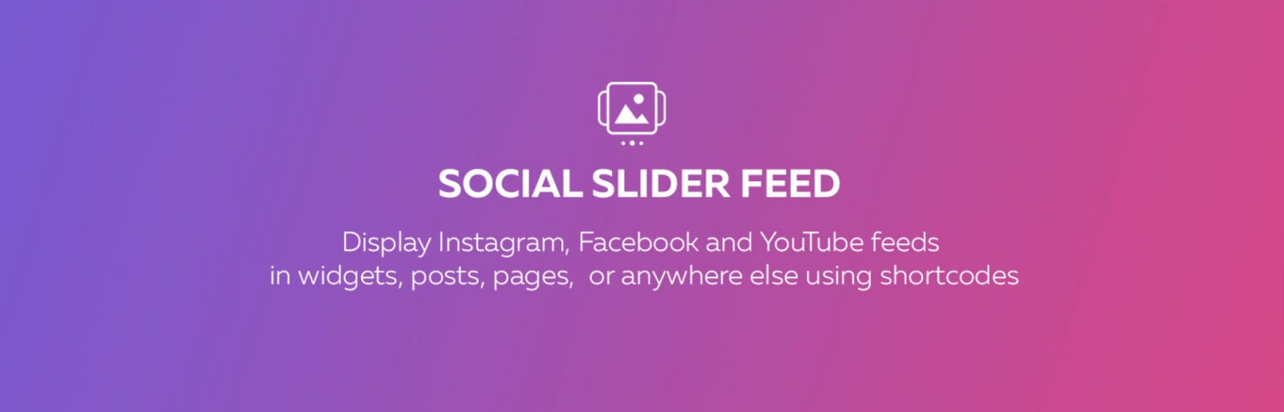 The Social Slider Widget plugin.