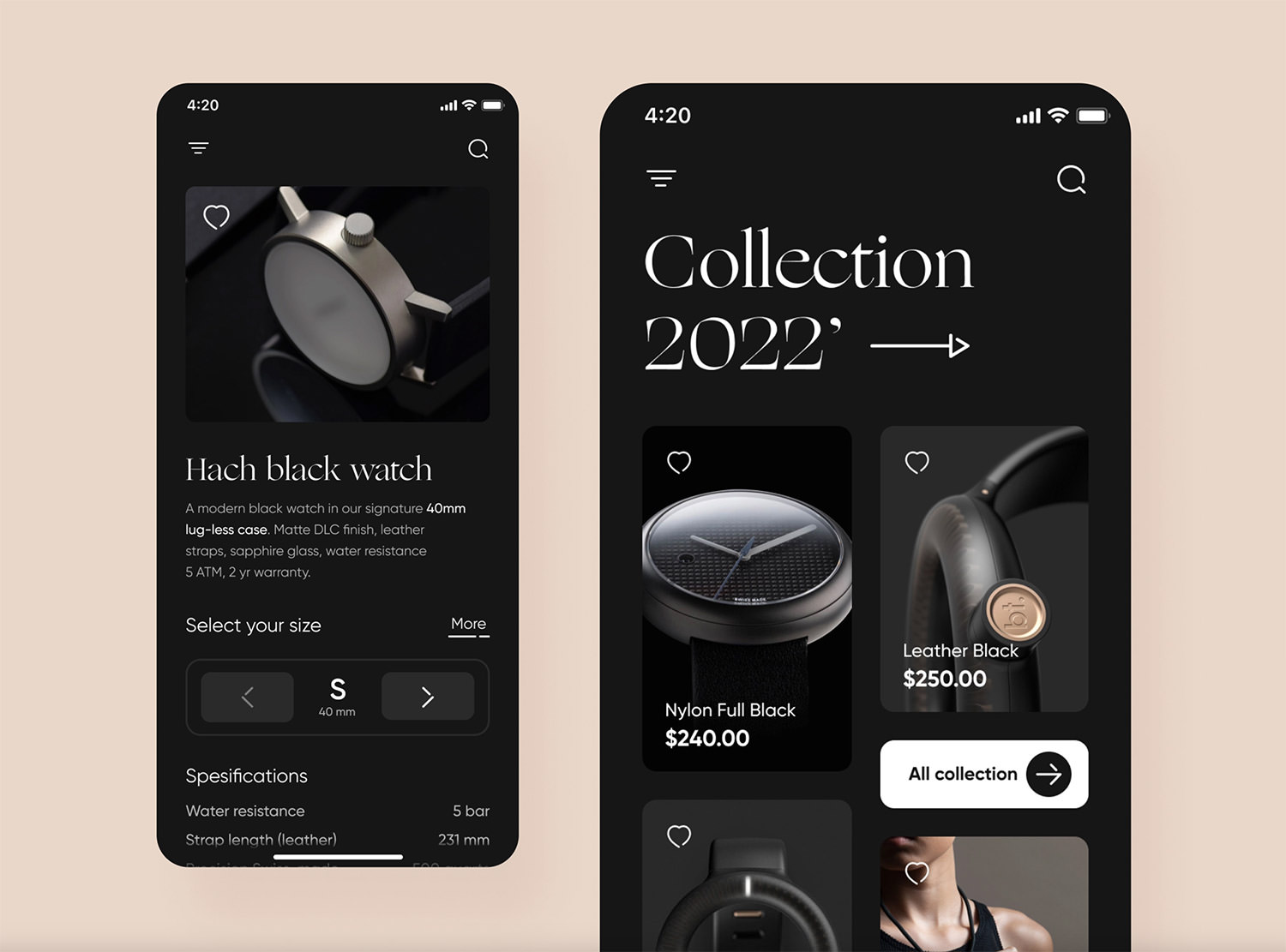 Watch Collection App