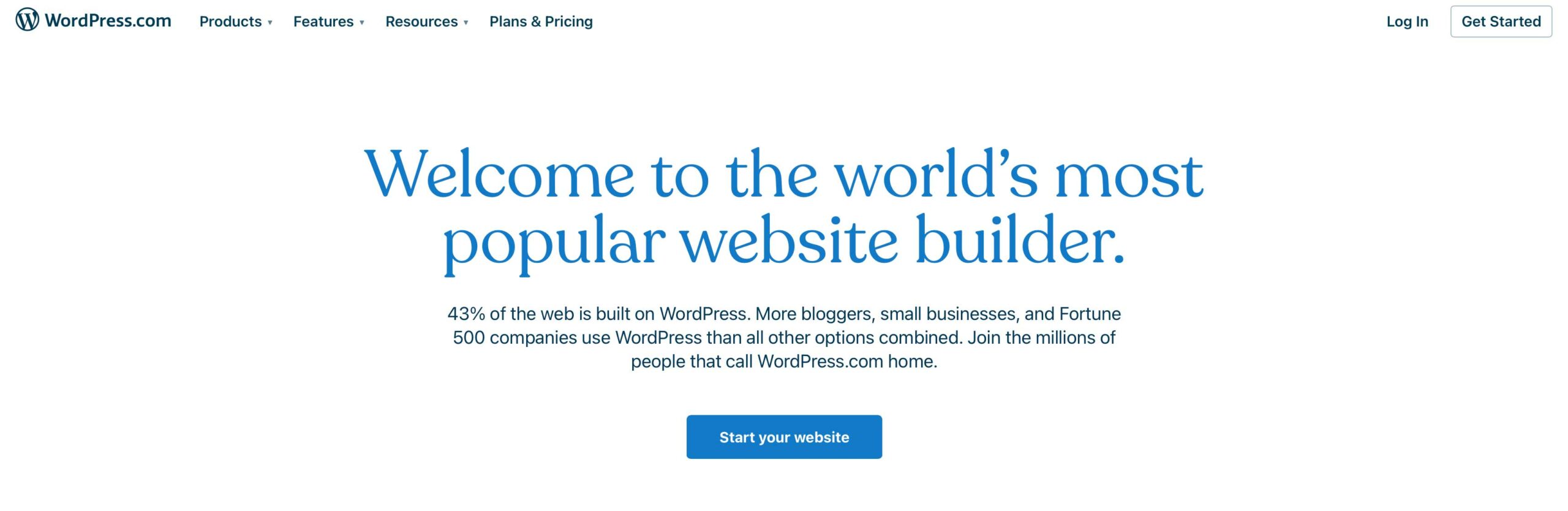 WordPress.com blogging platform