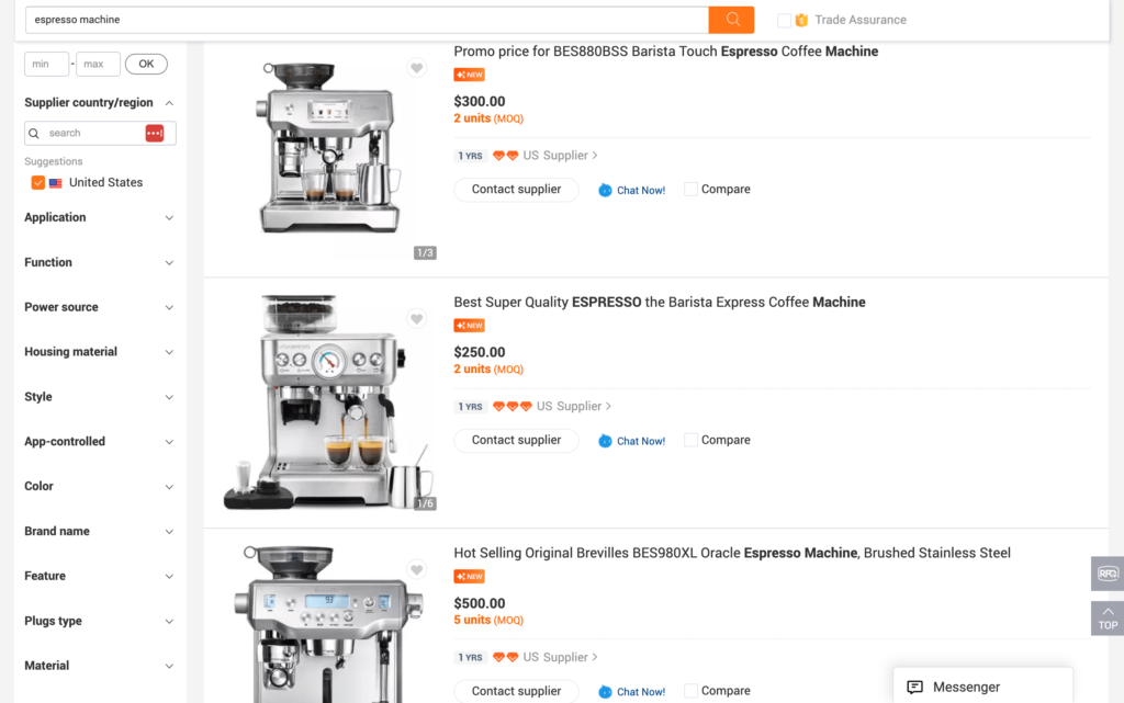 Espresso makers are one of the best high ticket dropshipping products