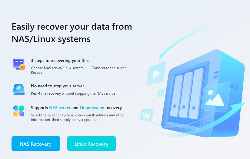 Wondershare Recoverit 11 NAS and Linux Recovery