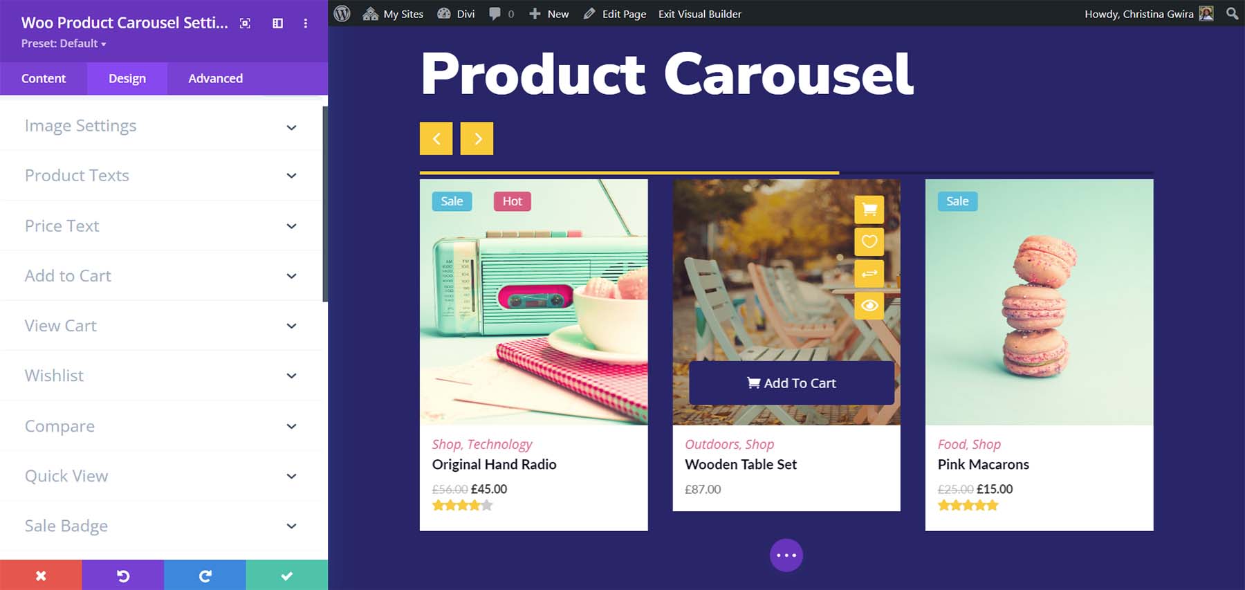 WooEssential Modules: Product Carousel