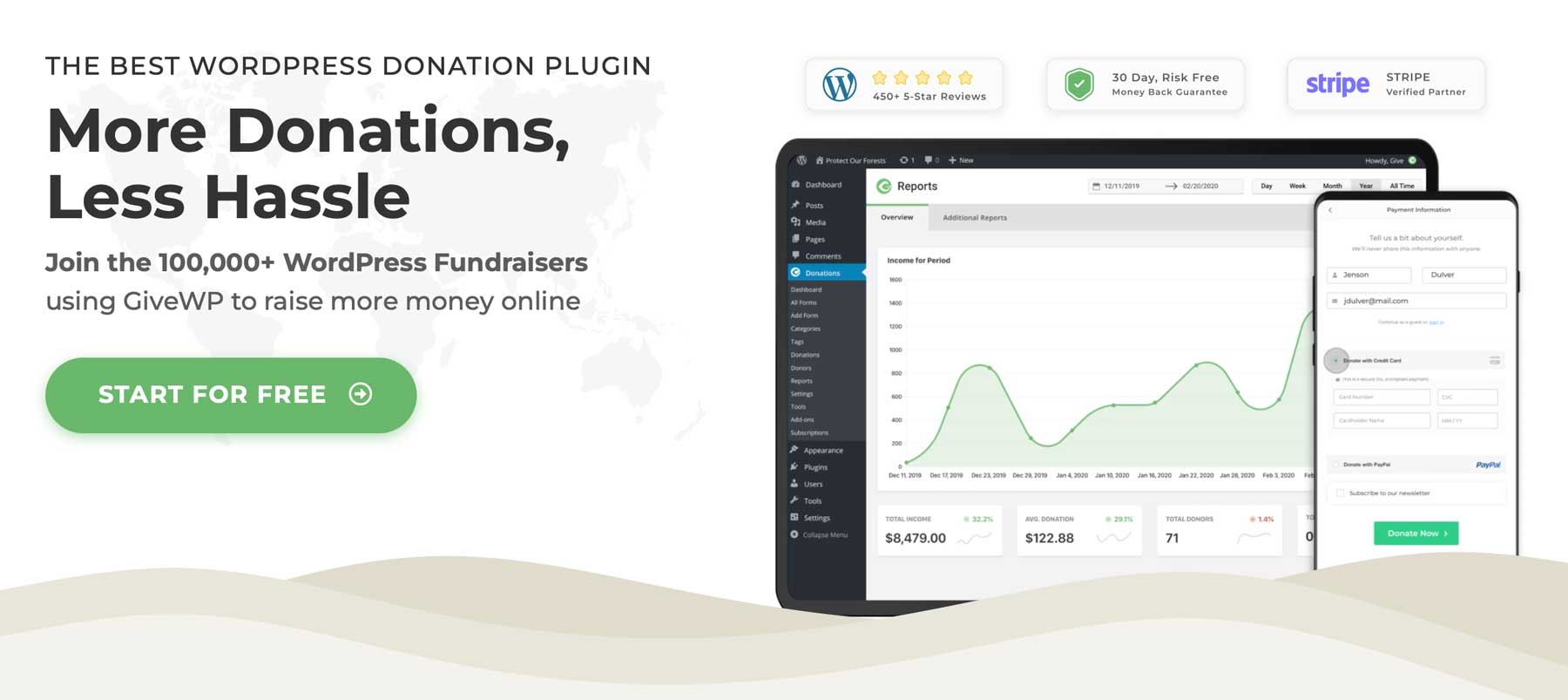 GiveWP donation plugin