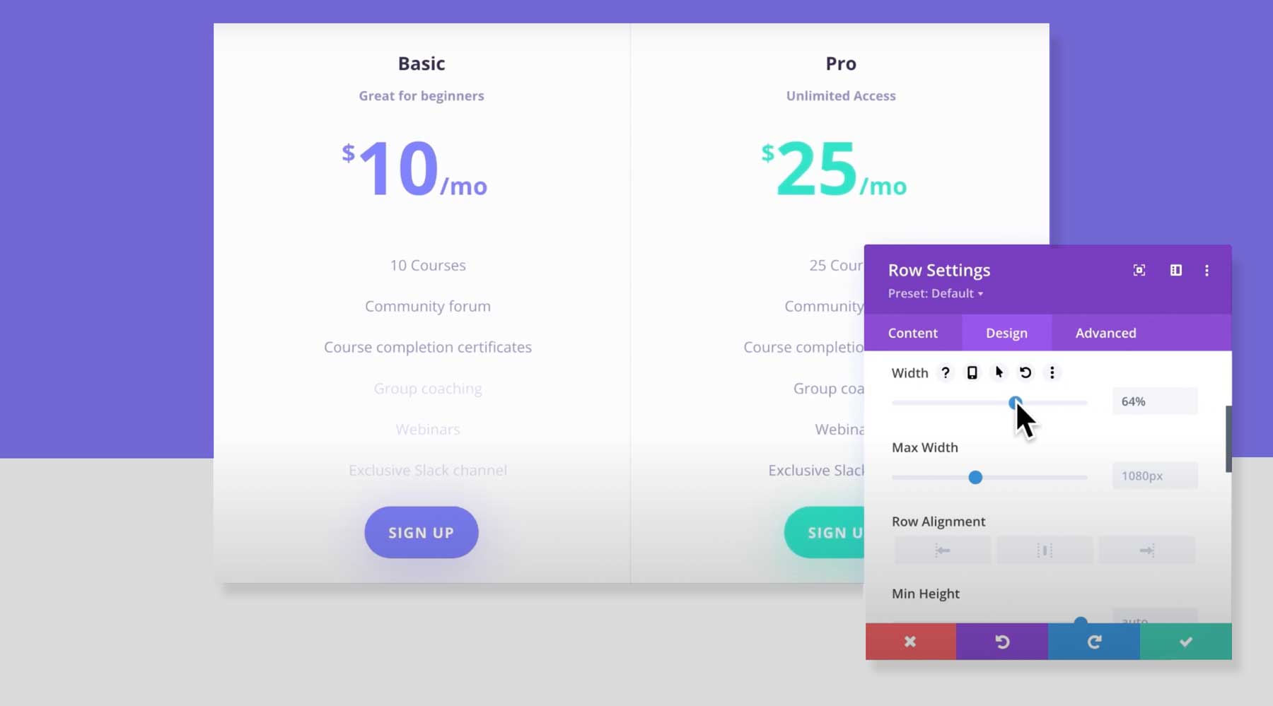 MemberPress Divi integration