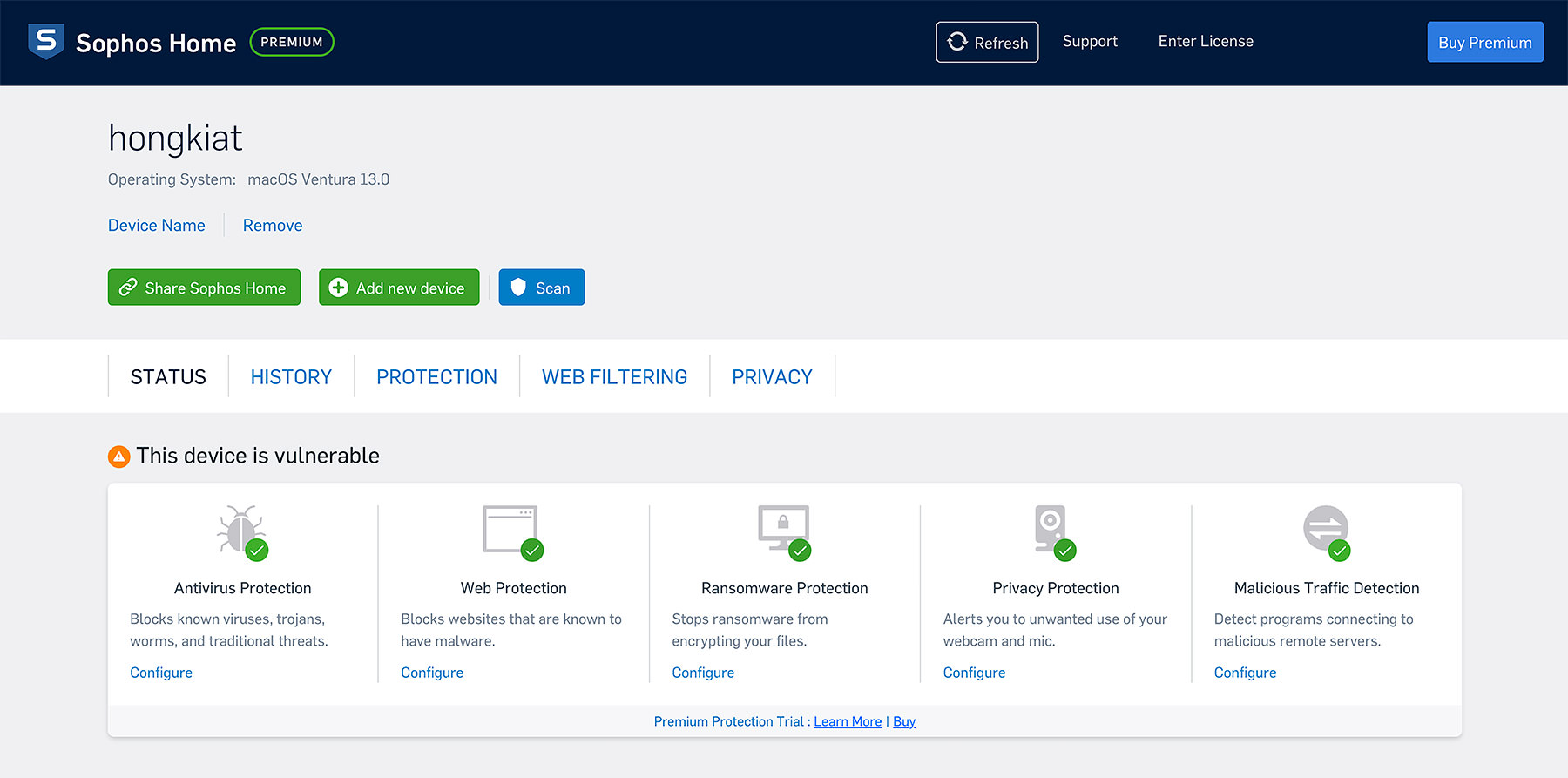 Sophos Home Premium Antivirus