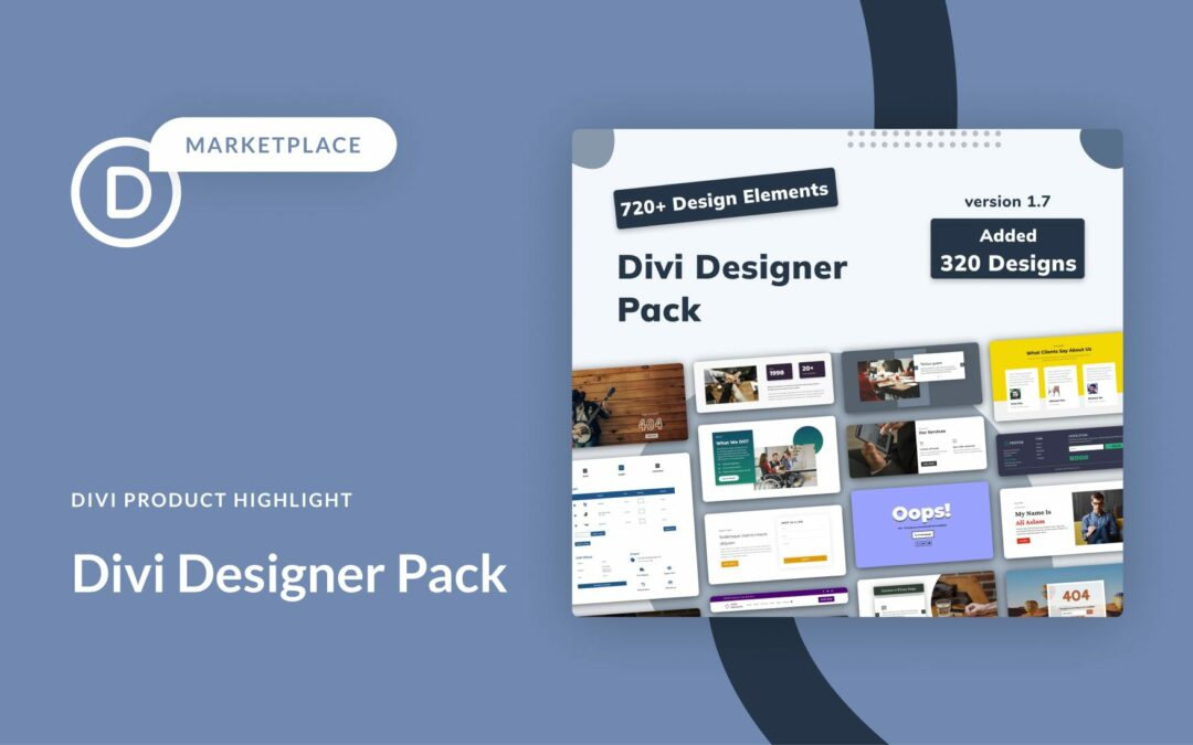 Divi Product Highlight: Divi Designer Pack