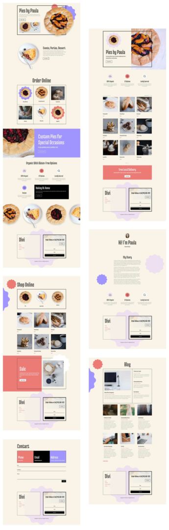 Pie Shop layout pack