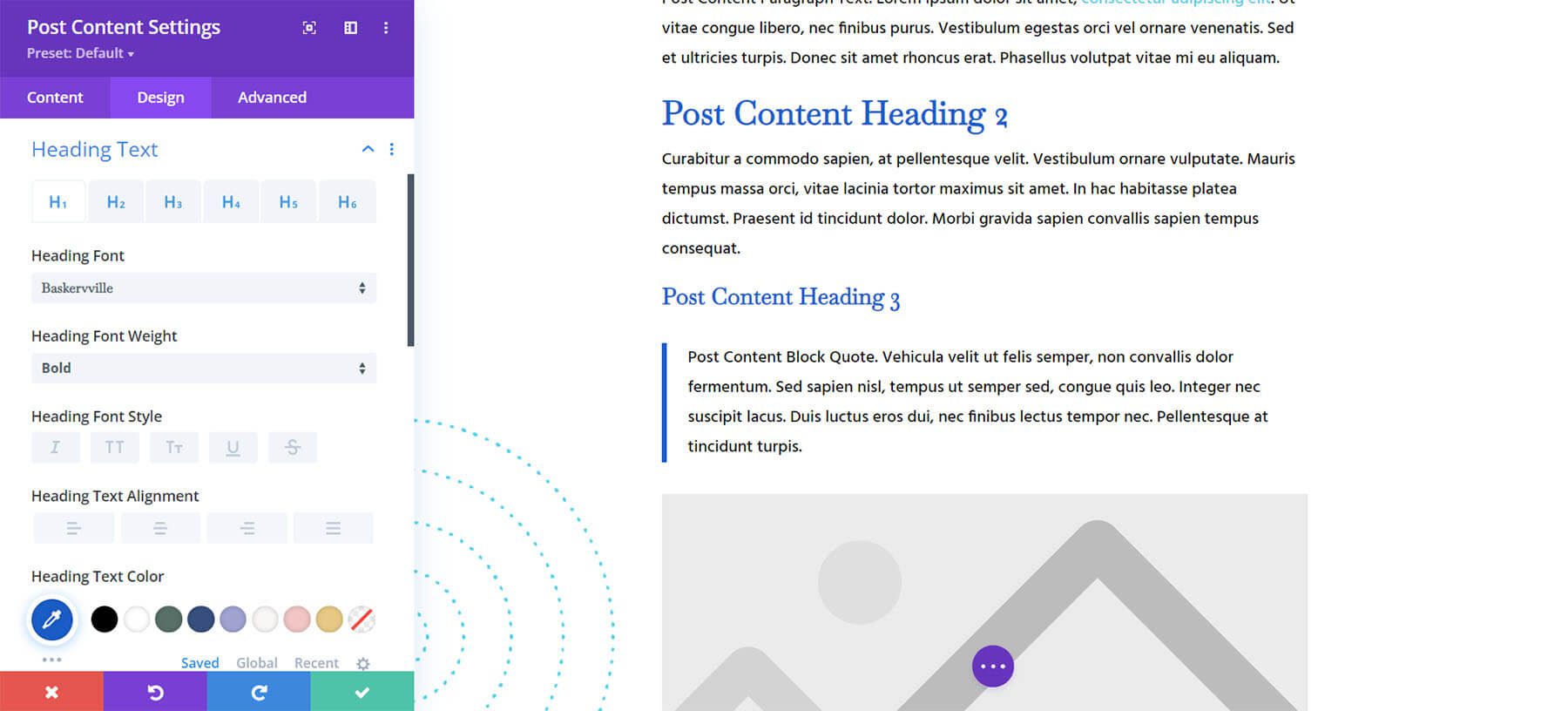 Customizing the Post Content Module within your Blog Post Template