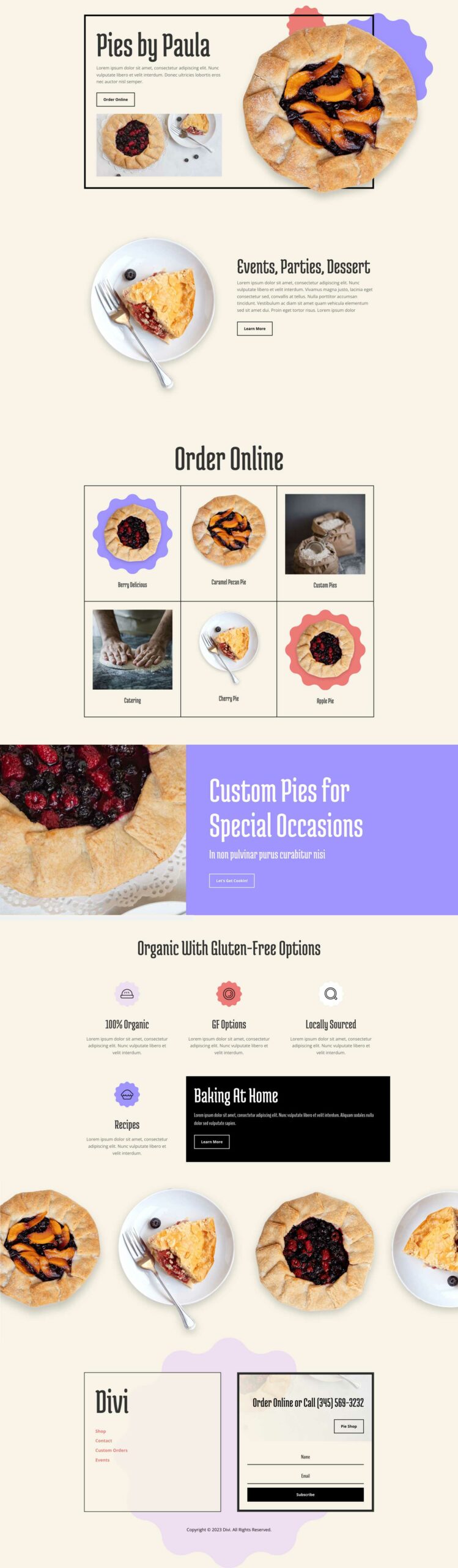 Pie Shop layout pack