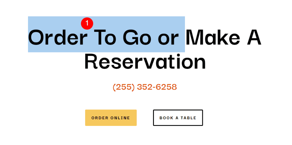 Restaurant Reservation Message Pattern Example