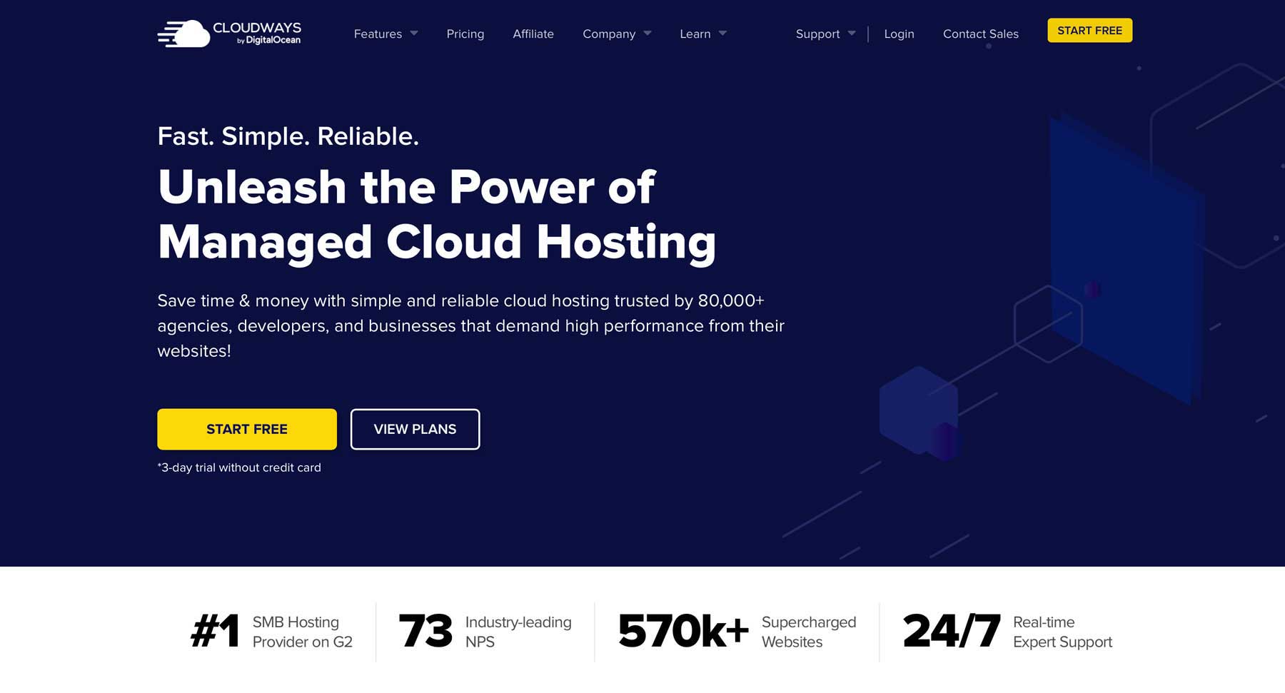 Cloudways fastest WordPress hosting