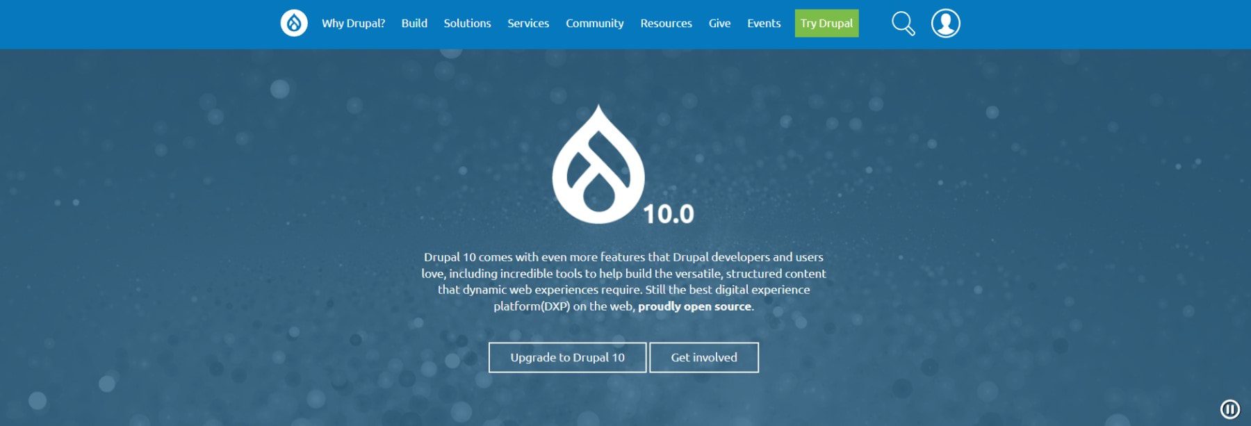 Drupal - Homepage April 2023