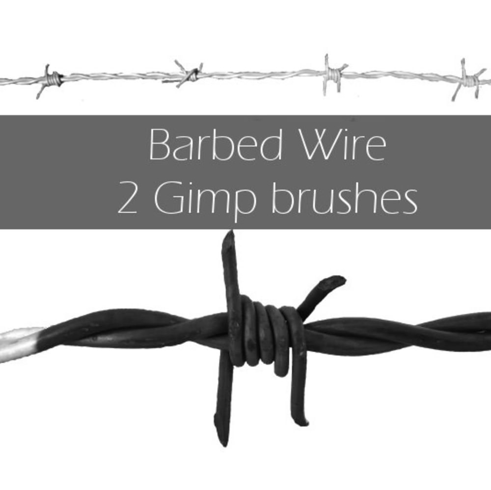 Barbed Wire Brush Photoshop Brushes