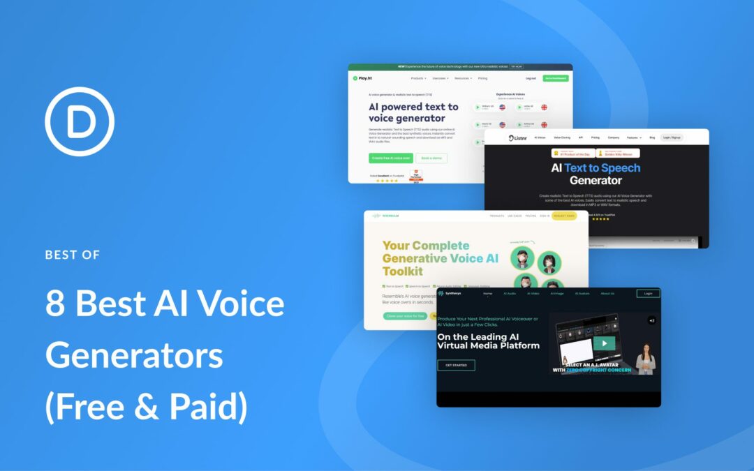 8 Best AI Voice Generators in 2023 (Compared)