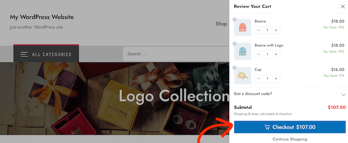 Customizing the WooCommerce checkout button