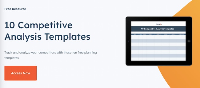 Blog vs. Podcast resource: Competitive analysis templates