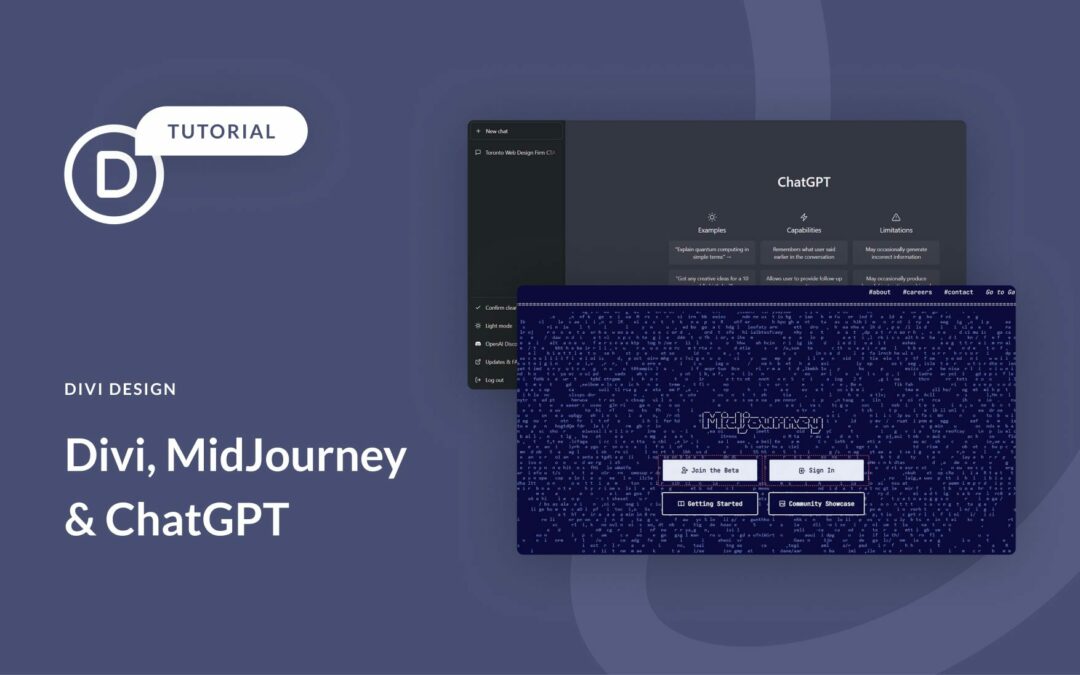 How to Use AI to Create Amazing Web Design with Divi (Using ChatGPT & MidJourney)