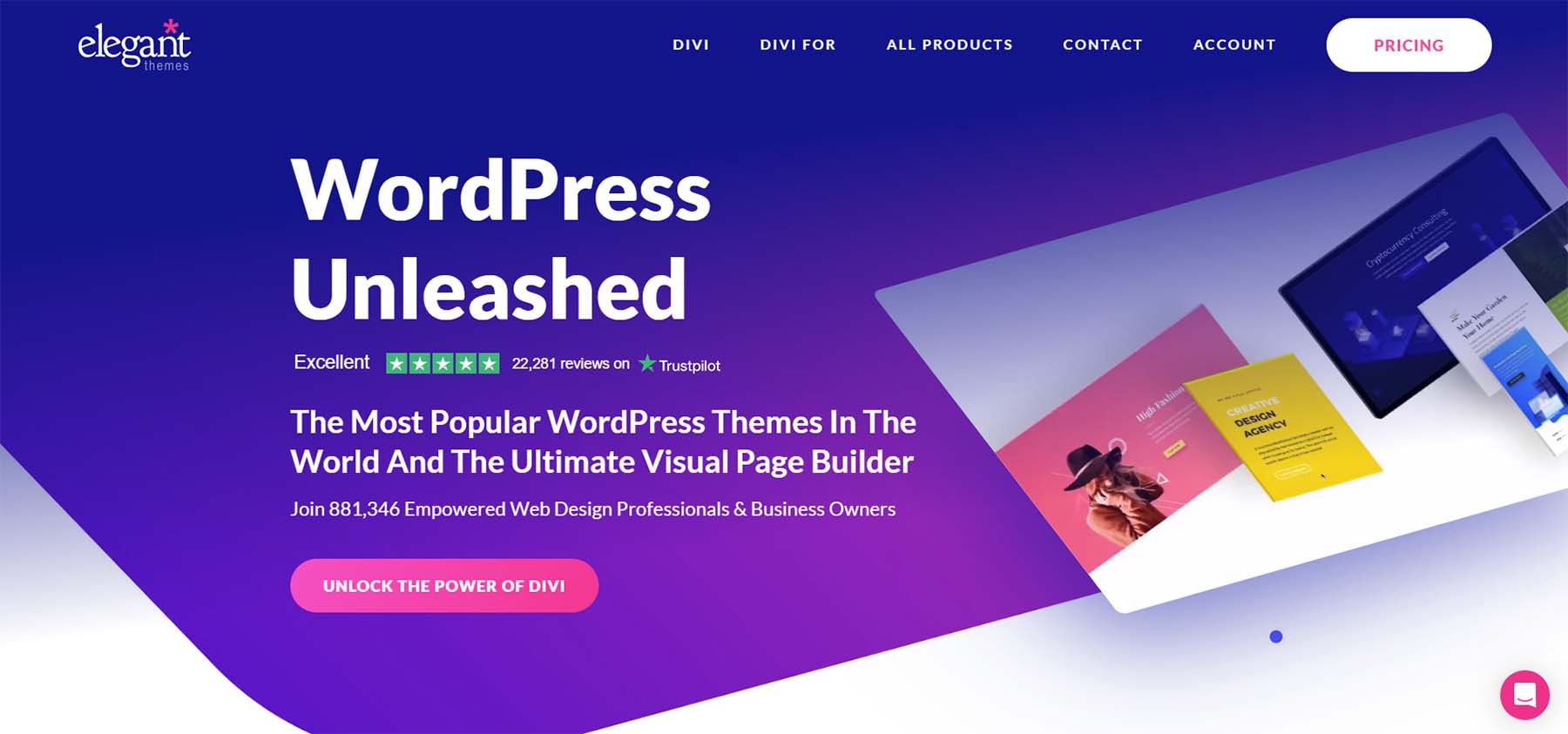 Divi, premium WordPress website builder plugin