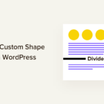 The way to Create a Customized Form Divider in WordPress