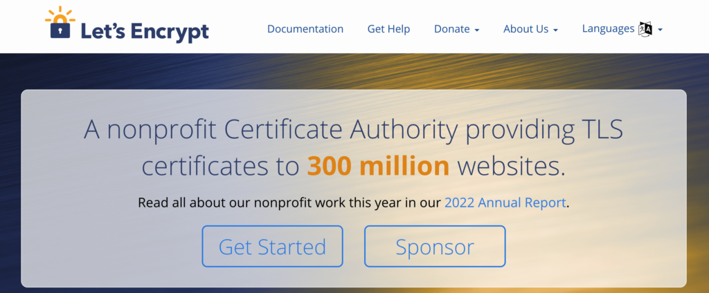 Let's Encrypt offers free TLS certificates