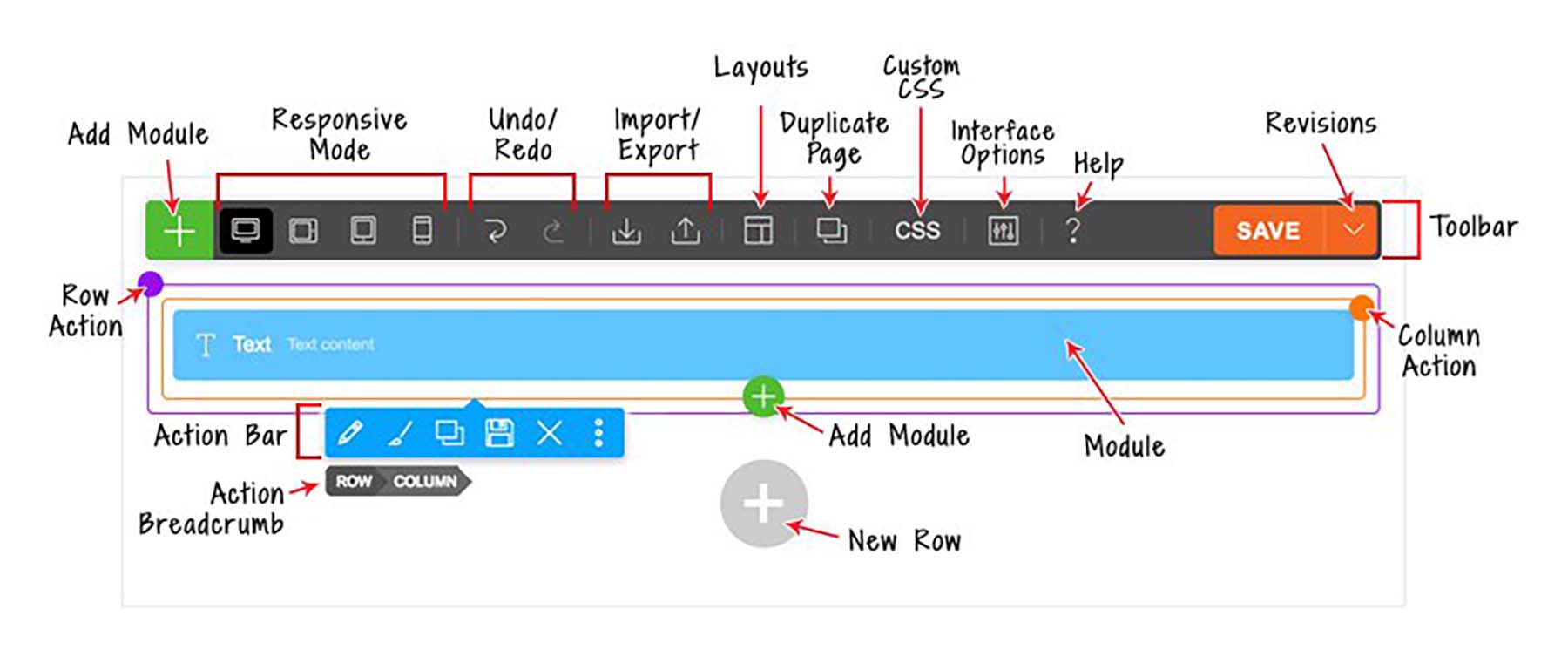 Themify's page builder