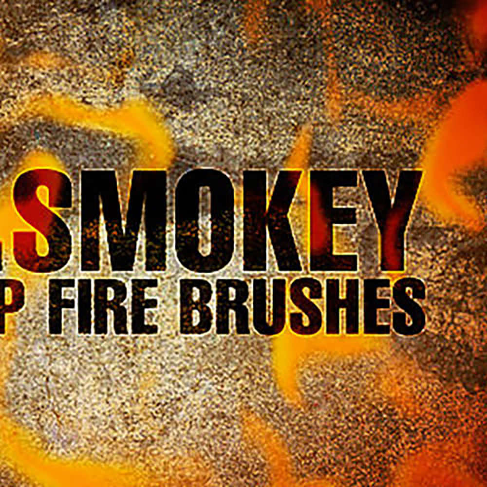 Smokey Fire Photoshop Brushes