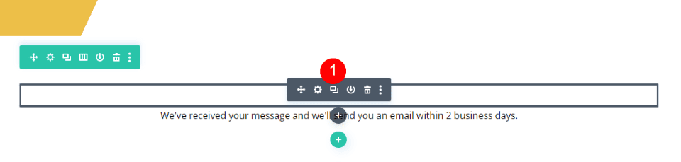 Create a Page with a Custom Message