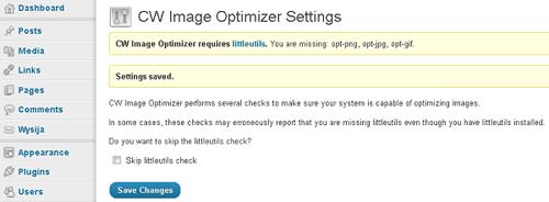 CW Image Optimizer WordPress plugin